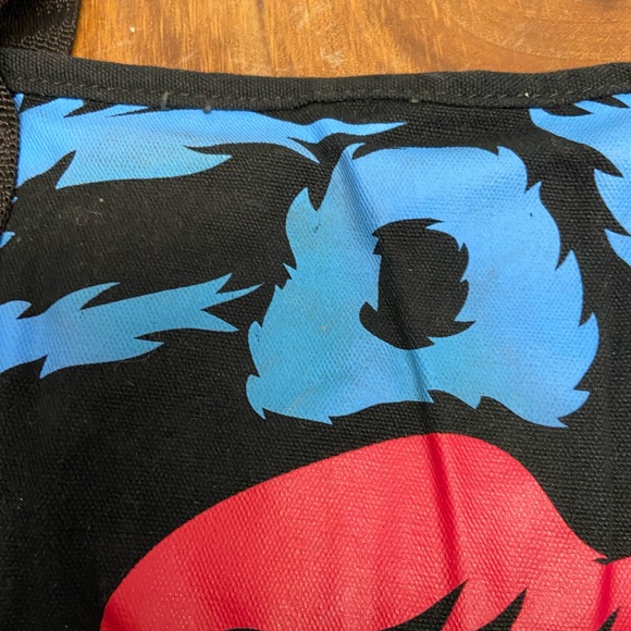 Fox Rocks Vampire Print Canvas Tote Bag FOX Racing - Picture 2 of 10